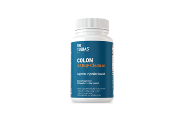 Dr. Tobias Colon 14 Day Cleanse, Advanced Gut Cleanse Detox for Women & Men with Cascara Sagrada, Psyllium Husk, Senna Leaf & Probiotics, Non-GMO Colon Cleanse, 28 Capsules 1-2 Daily 24Hr Smart